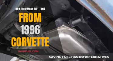 Removing the Fuel Tank from a 1996 Corvette