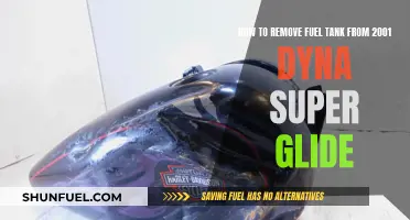 Removing the Fuel Tank on a 2001 Dyna Super Glide