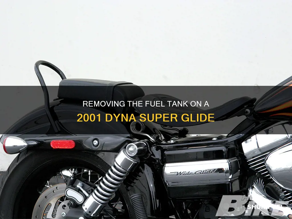 how to remove fuel tank from 2001 dyna super glide