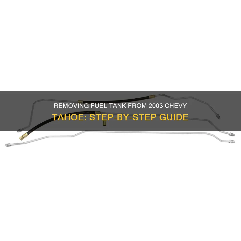 how to remove fuel tank from 2003 chevy tahoe