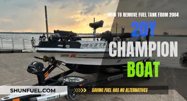 Champion Boat Fuel Tank Removal Guide