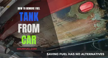Removing Fuel Tanks: A Step-by-Step Guide for Cars