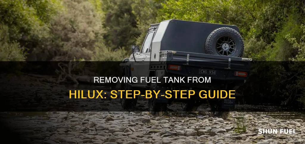 how to remove fuel tank from hilux