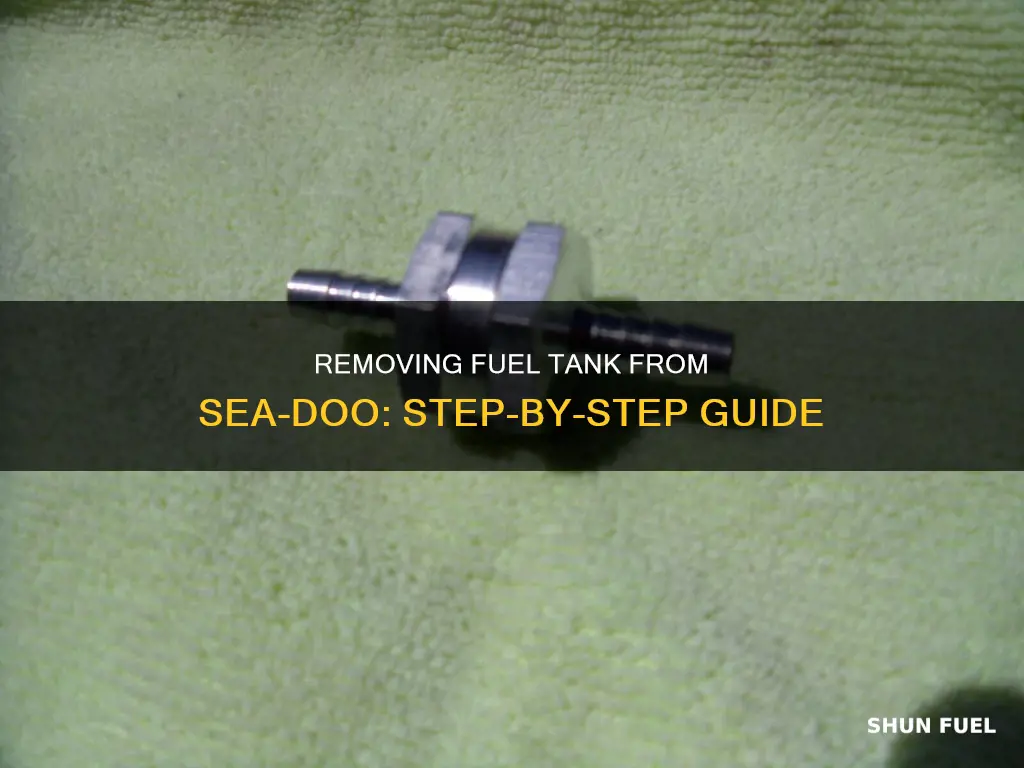 how to remove fuel tank from seadoo
