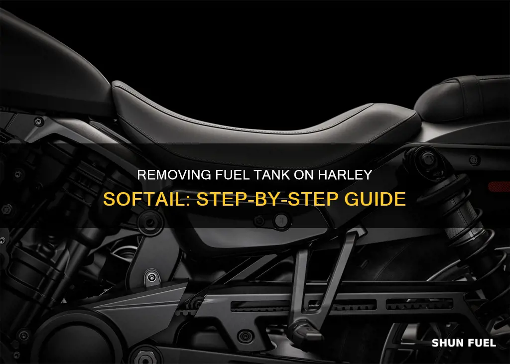 how to remove fuel tank harley softail