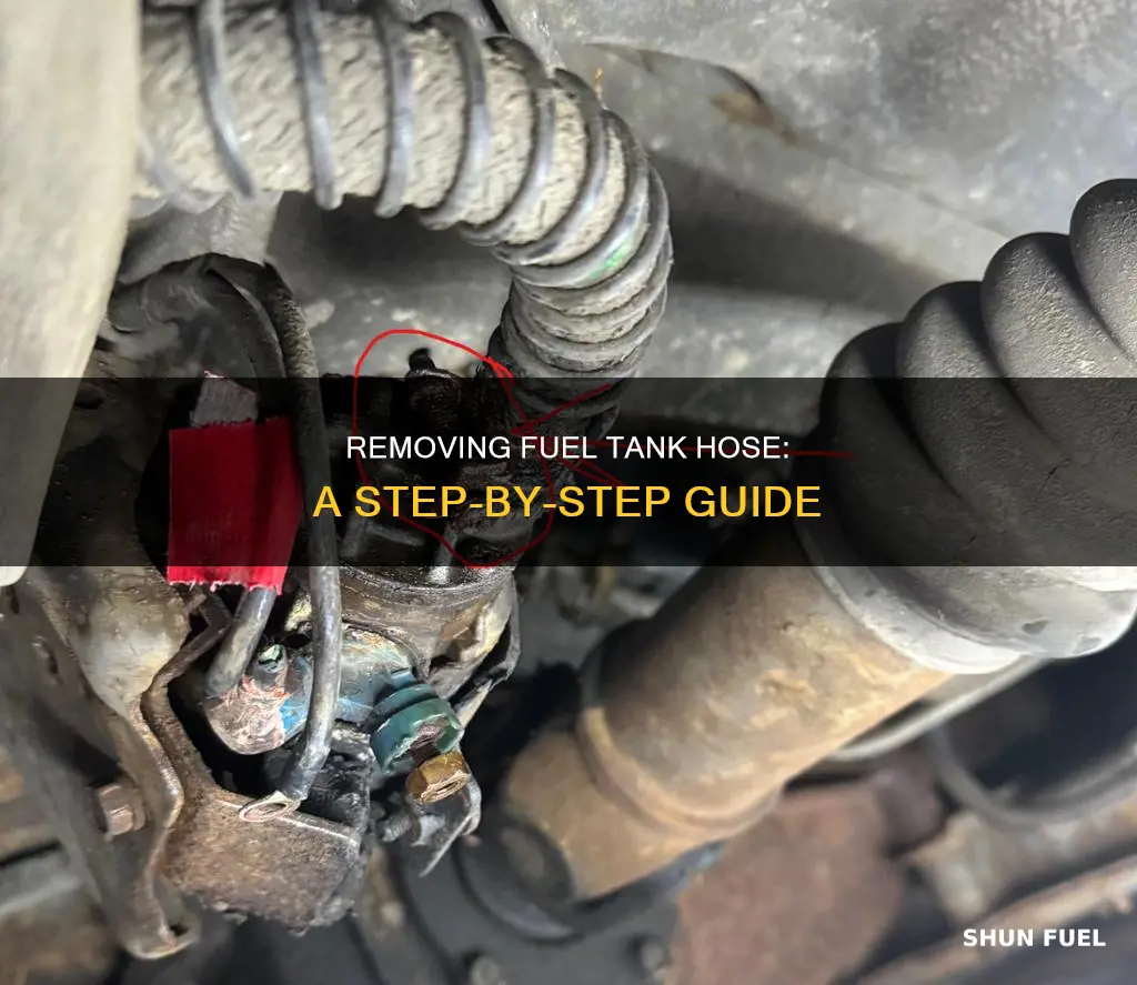 how to remove fuel tank hose