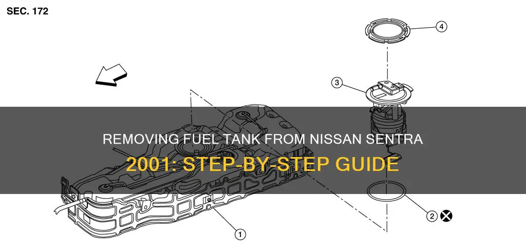 how to remove fuel tank in nissan sentra 2001