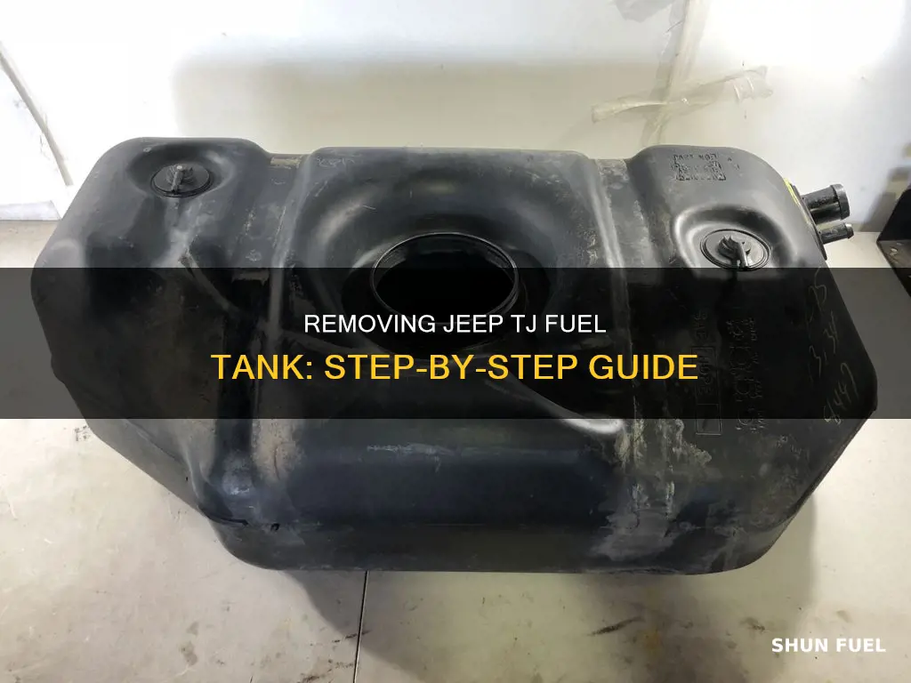 how to remove fuel tank jeep tj