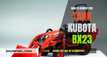 Removing Fuel Tank from Kubota BX23: Step-by-Step Guide