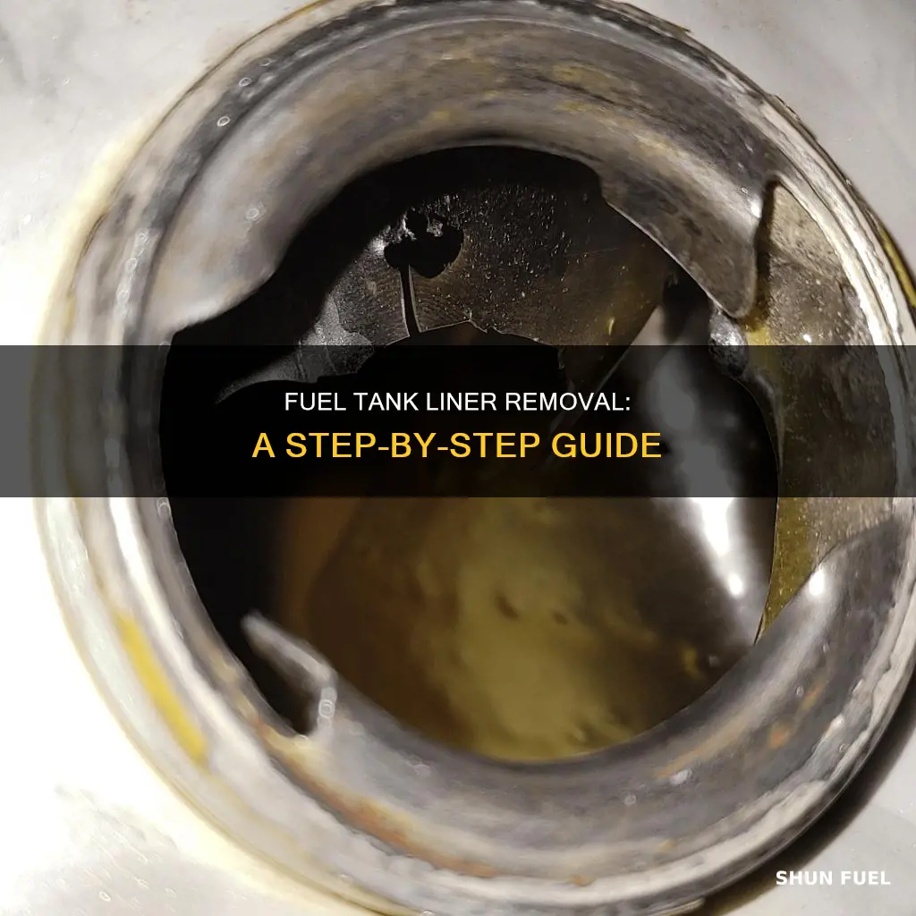 how to remove fuel tank liner