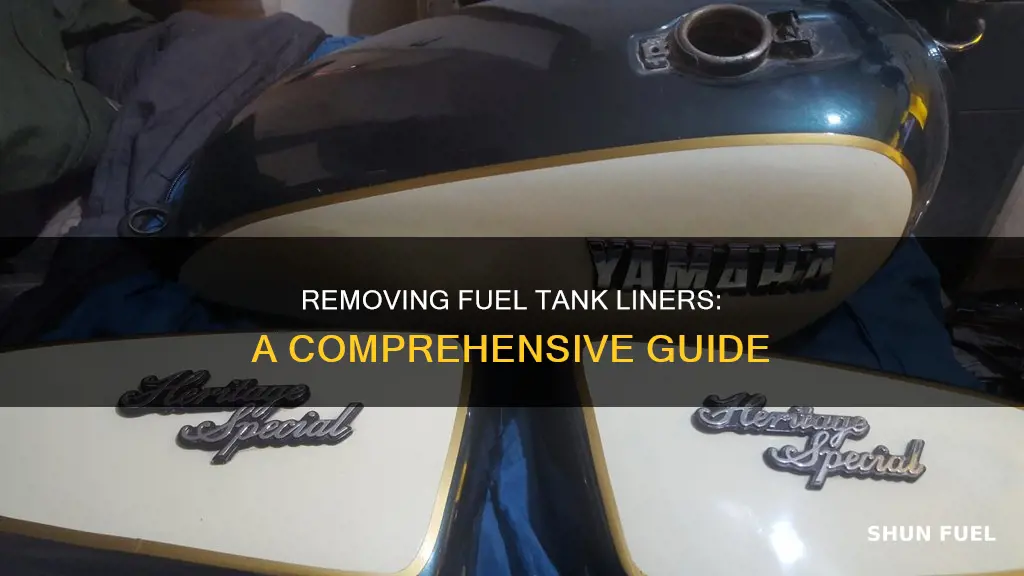 how to remove fuel tank liner