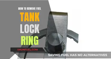Unlocking the Fuel Tank Lock Ring