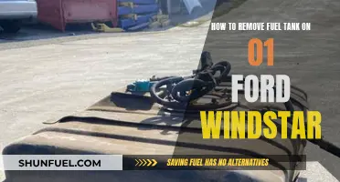 Removing Fuel Tank from 01 Ford Windstar: Step-by-Step Guide