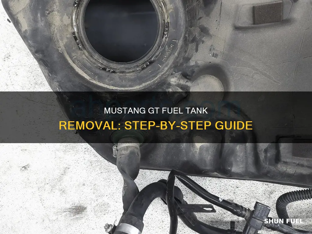 how to remove fuel tank on 1982 mustang gt