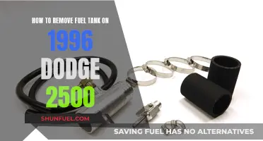 Removing Fuel Tank on '96 Dodge 2500: Step-by-Step Guide