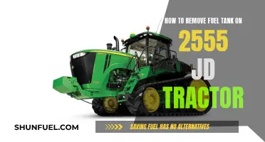 Tractor Fuel Tank Removal: Step-by-Step Guide for 2555 JD Models