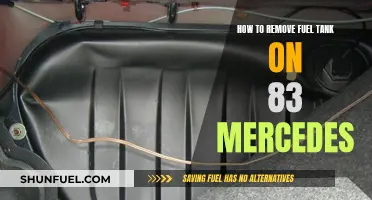 Removing the Fuel Tank on an '83 Mercedes: A Step-by-Step Guide