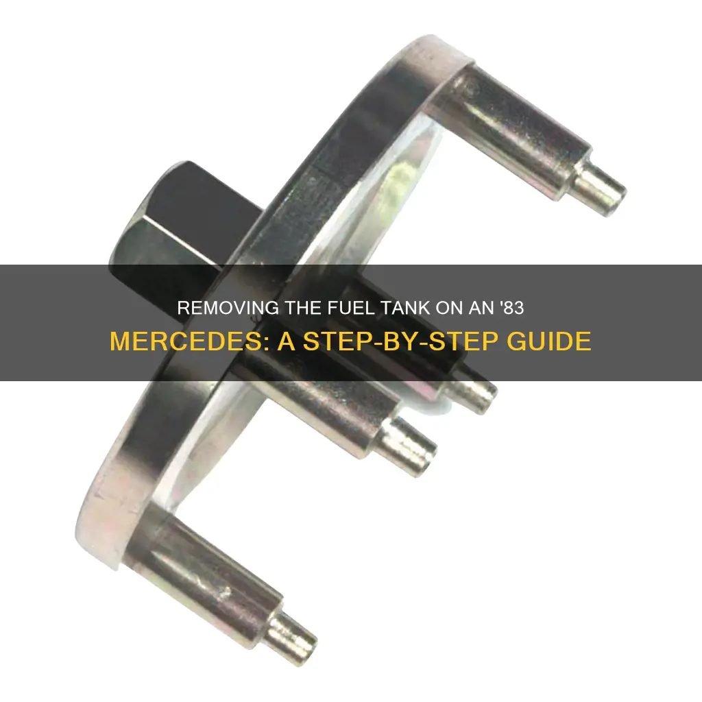how to remove fuel tank on 83 mercedes
