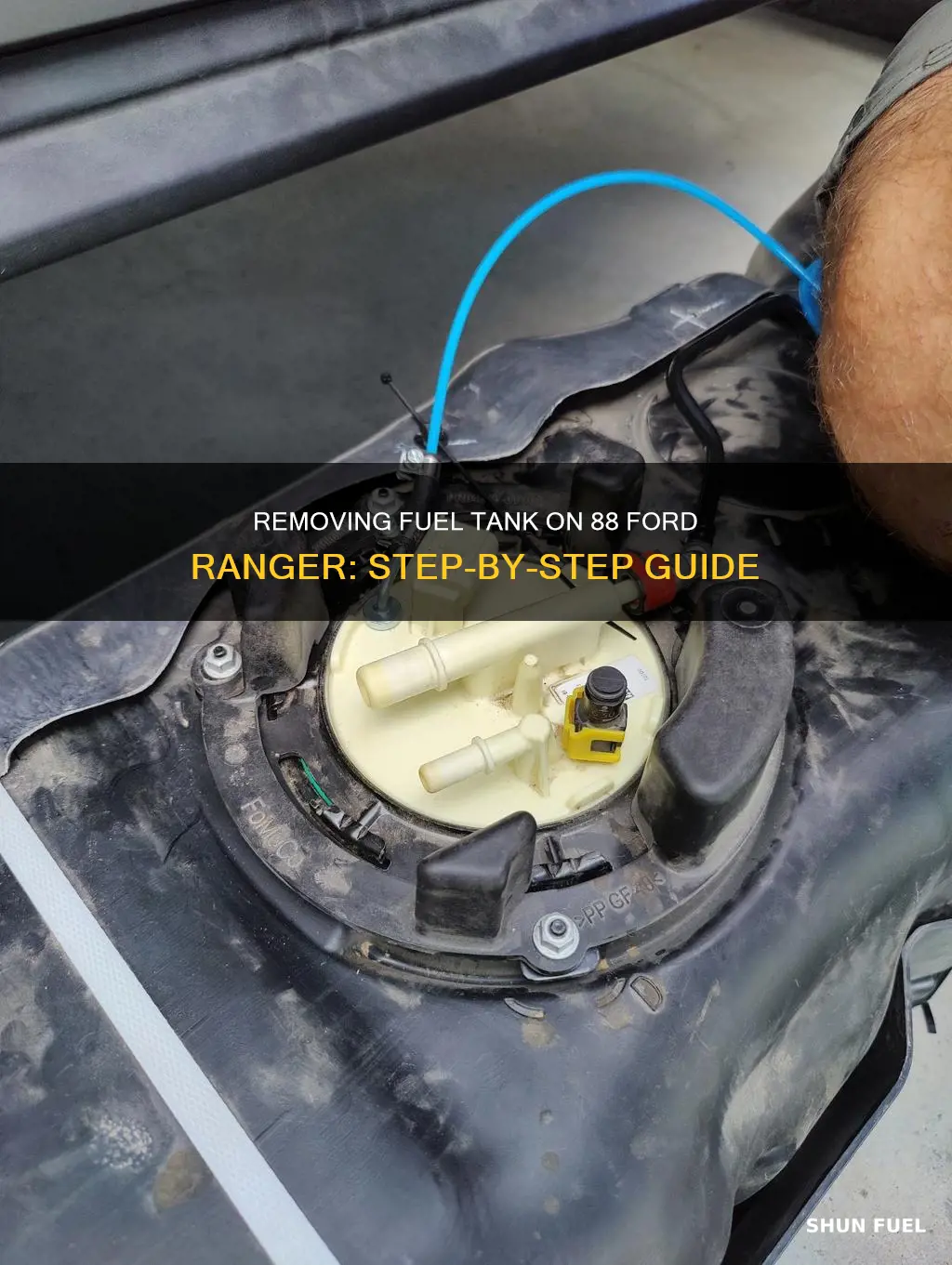 how to remove fuel tank on 88 for ranger