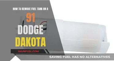 Removing Fuel Tank on '91 Dodge Dakota: Step-by-Step Guide