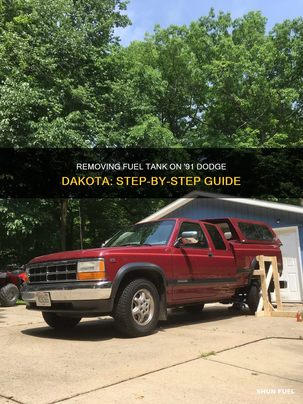 how to remove fuel tank on a 91 dodge dakota