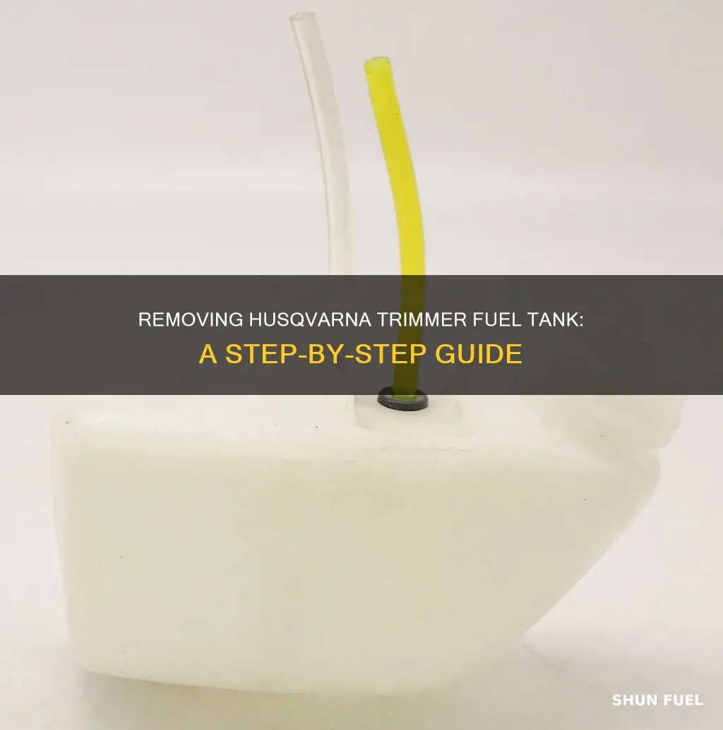 how to remove fuel tank on husqavarna trimmer