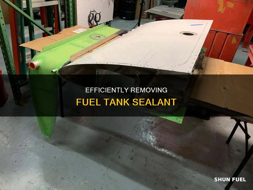 how to remove fuel tank sealer
