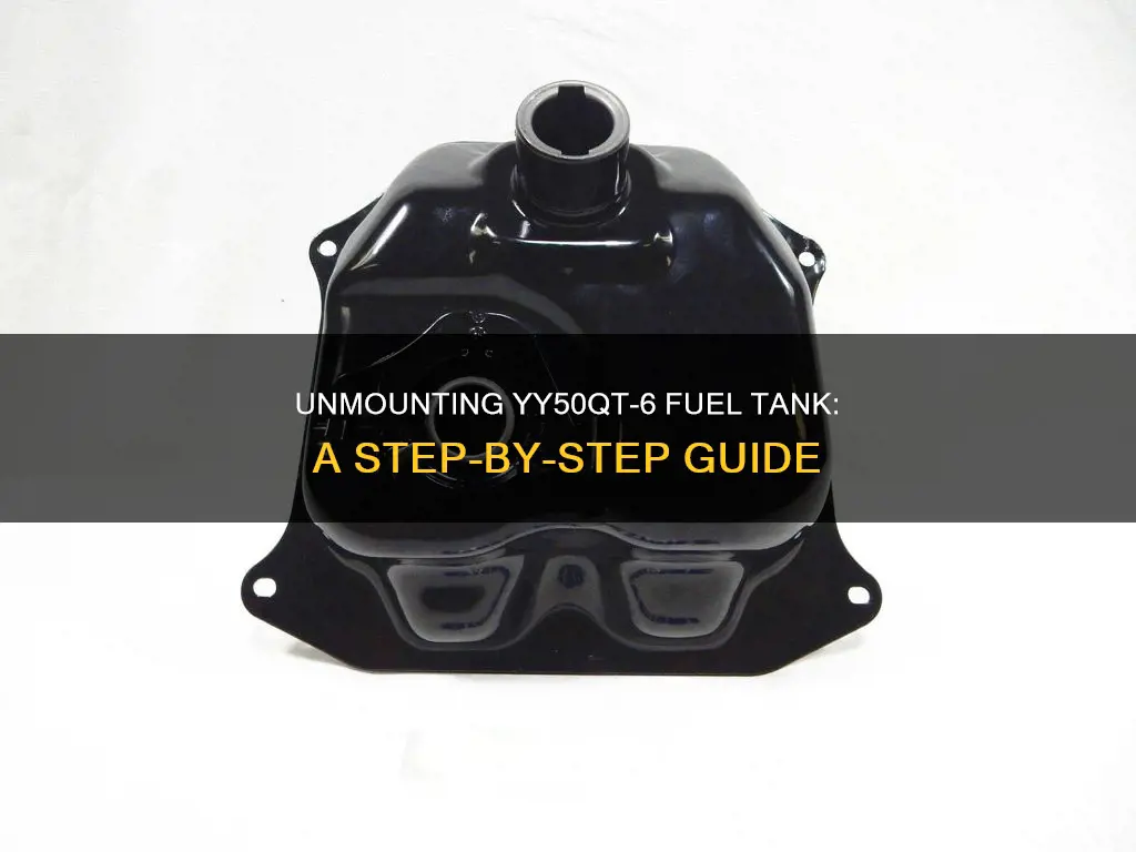 how to remove fuel tank yy50qt-6