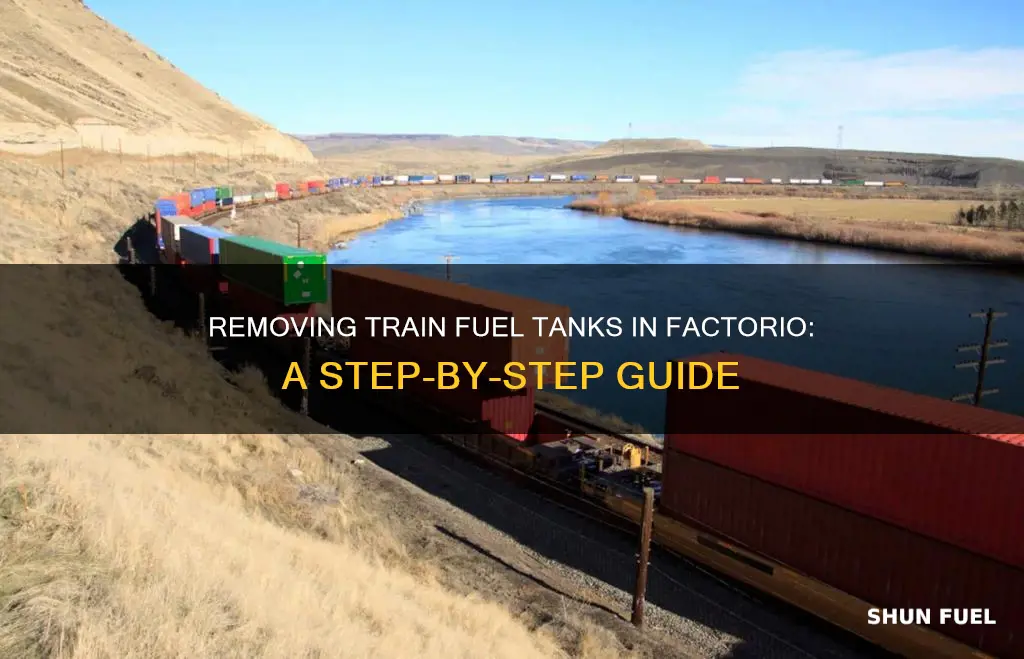how to remove fuel tanks on train factorio