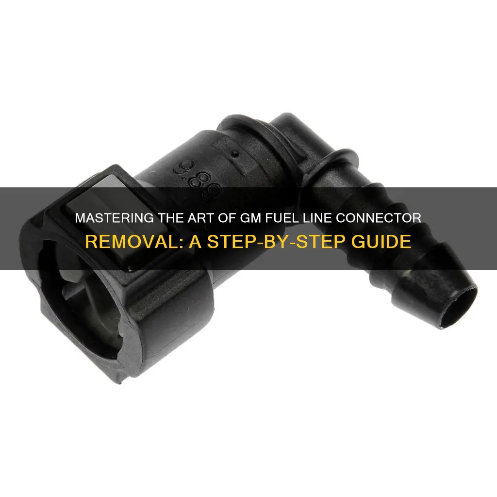 how to remove gm fuel line connectors