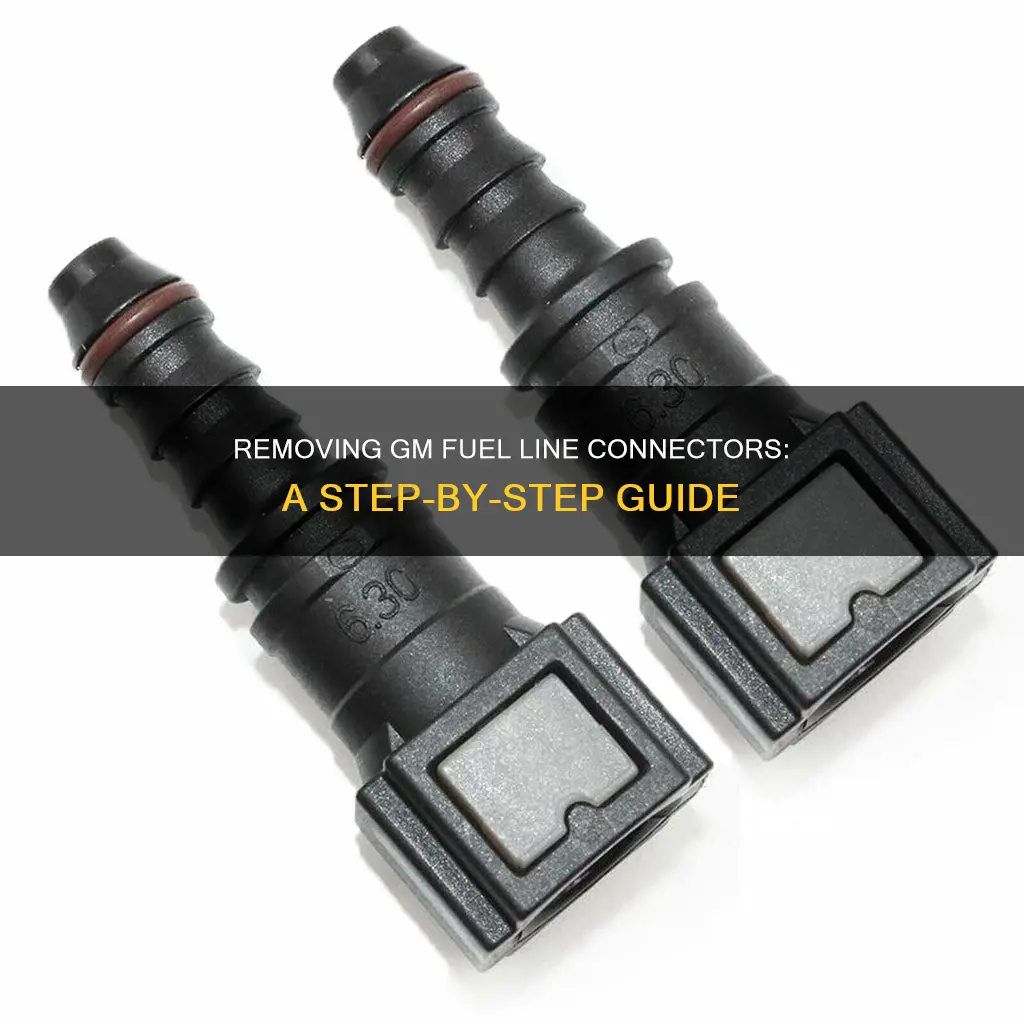 how to remove gm fuel line connectors