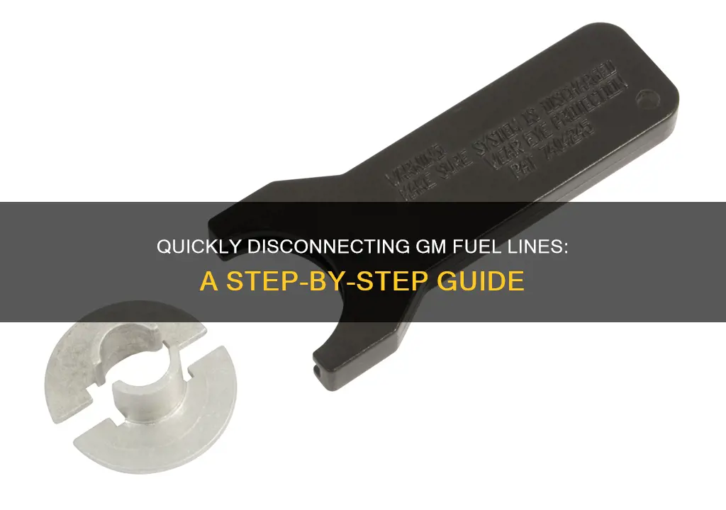 how to remove gm quick disconnect fuel lines