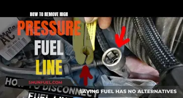 Removing High-Pressure Fuel Lines: A Step-by-Step Guide