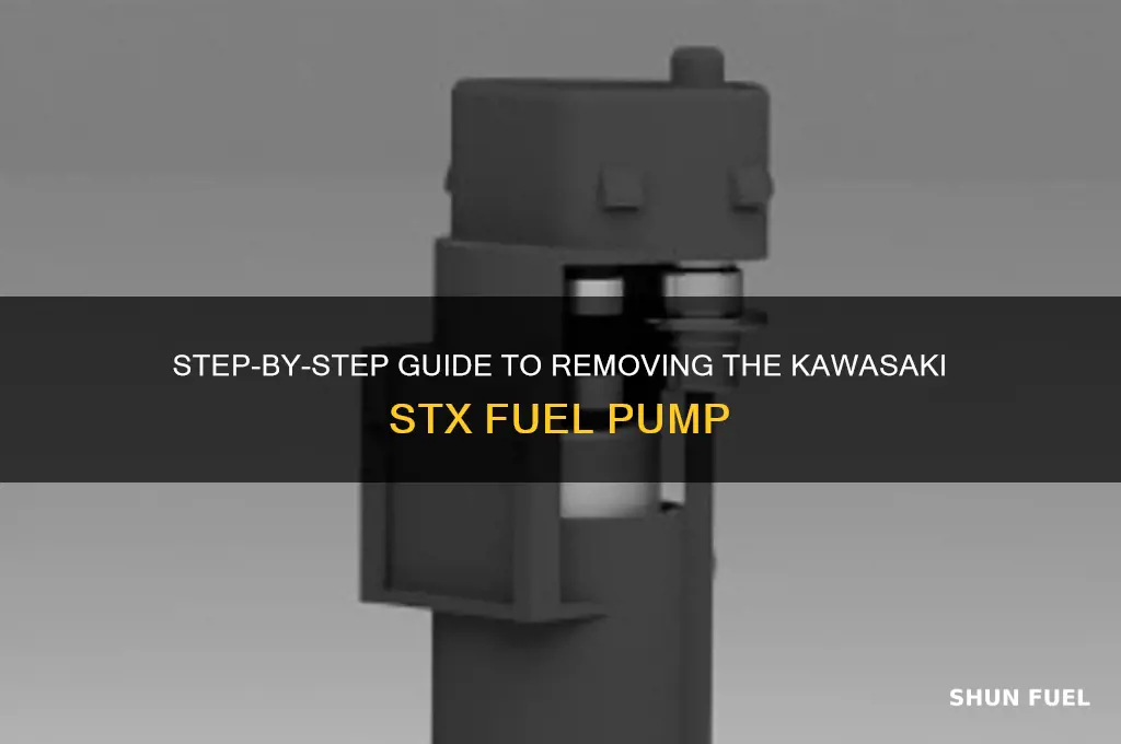 how to remove kawasaki stx fuel pump
