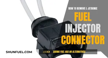 Removing Fuel Injector Connectors: L Jetronic Guide