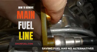 Removing a Car's Main Fuel Line: Step-by-Step Guide