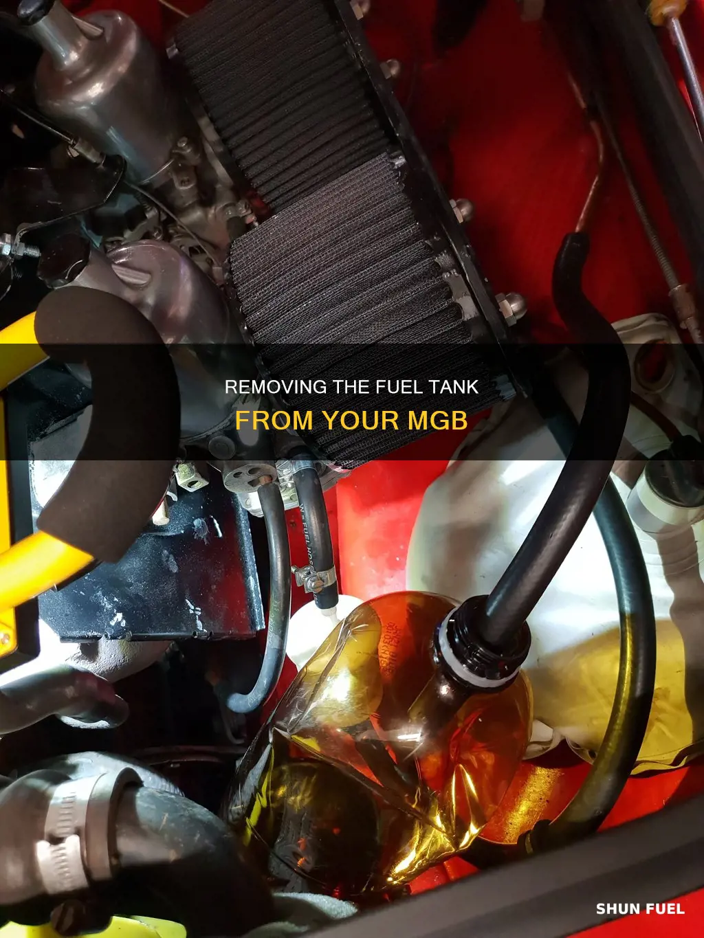how to remove mgb fuel tank