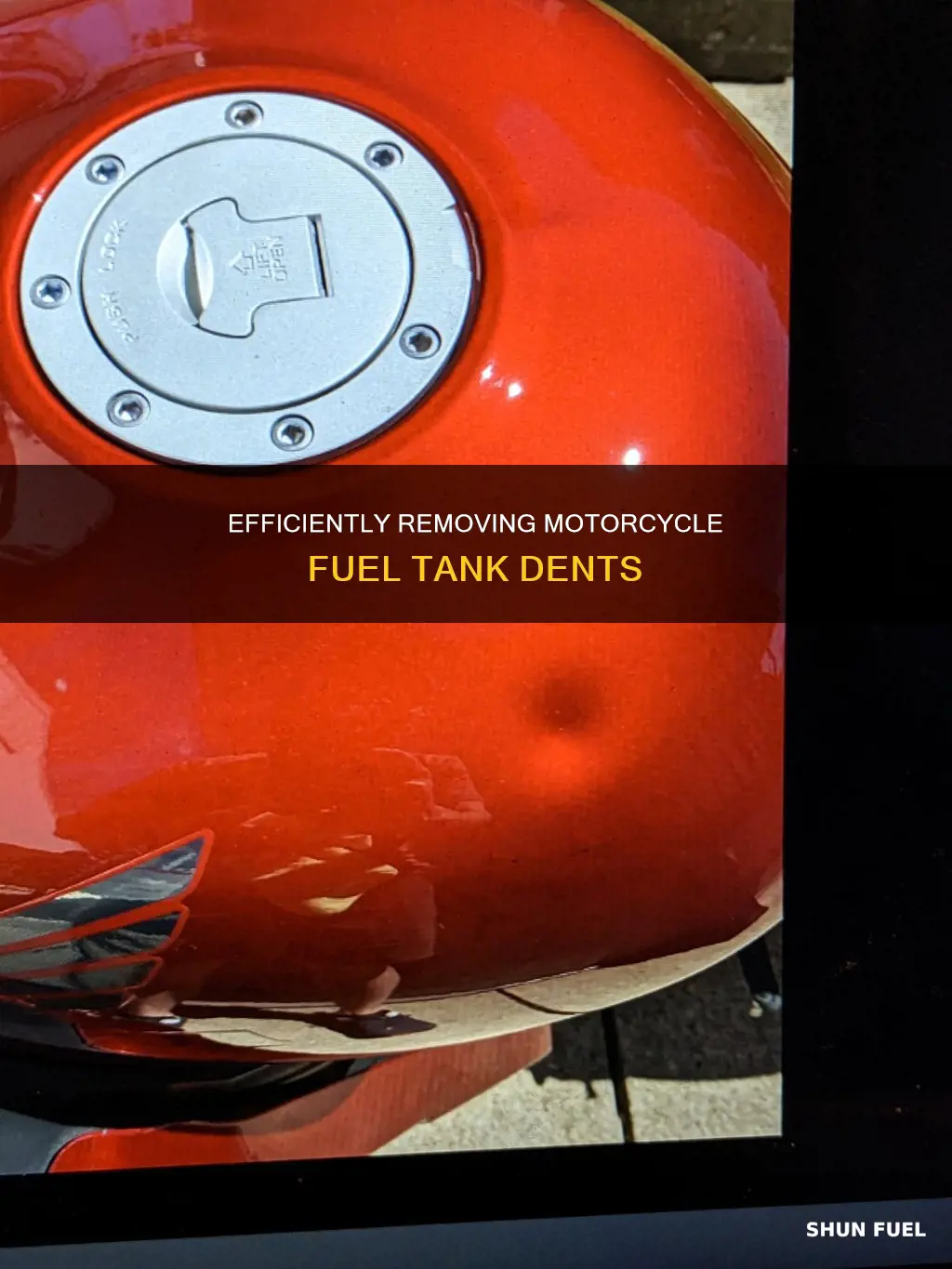 how to remove motorcycle fuel tank dentz