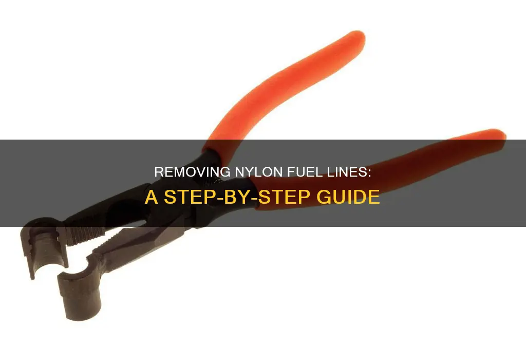 how to remove nylon fuel line