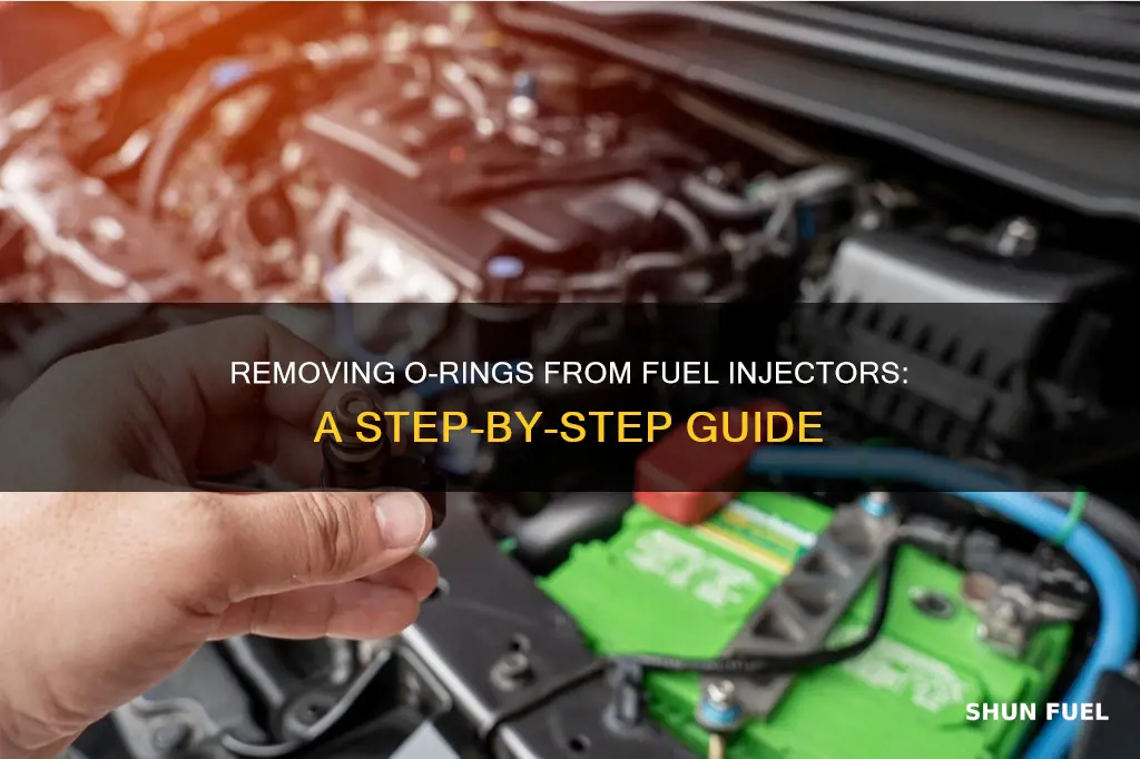 how to remove o rings from fuel injectors