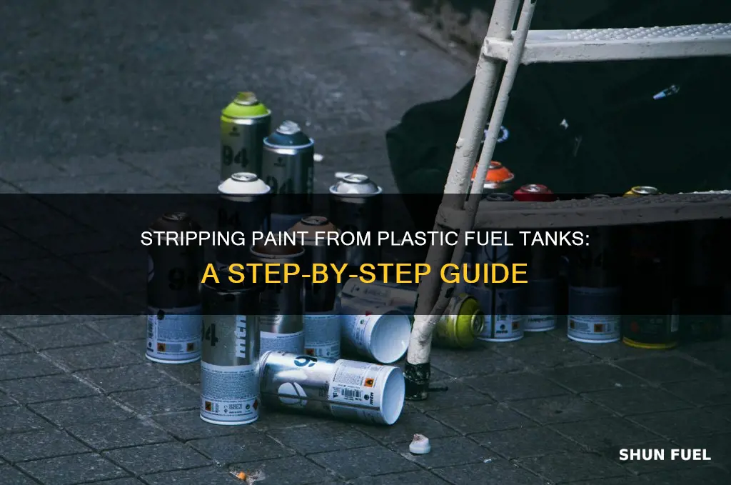how to remove paint from plastic fuel tank
