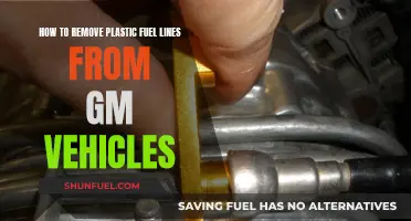 Removing Plastic Fuel Lines from GM Vehicles: A Step-by-Step Guide
