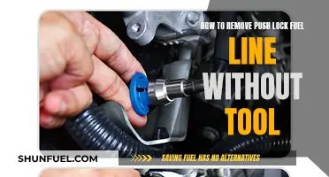 Removing Push Lock Fuel Lines: A Tool-Free Approach