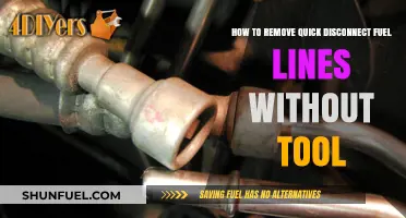 Quick Disconnect Fuel Line Removal: A Tool-Free Guide