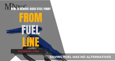Removing Quick Steel Puddy from Fuel Line: A Step-by-Step Guide