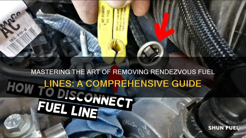 how to remove rendezvous fuel lines