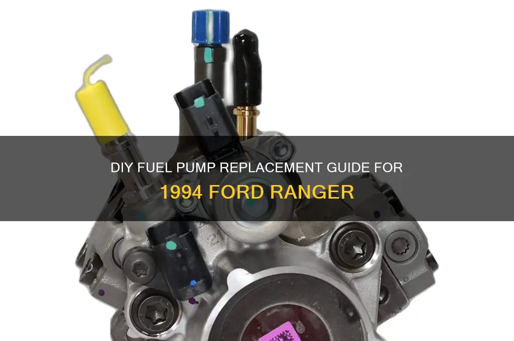 how to remove replace fuel pump 1994 ford ranger