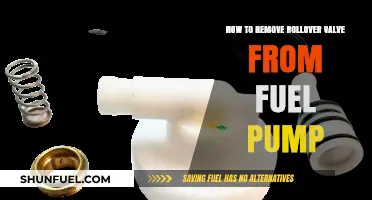 Step-by-Step Guide: Removing Rollover Valve from Fuel Pump Safely