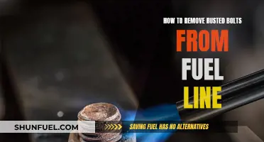 Removing Rusted Bolts: Fuel Line Maintenance and Repair