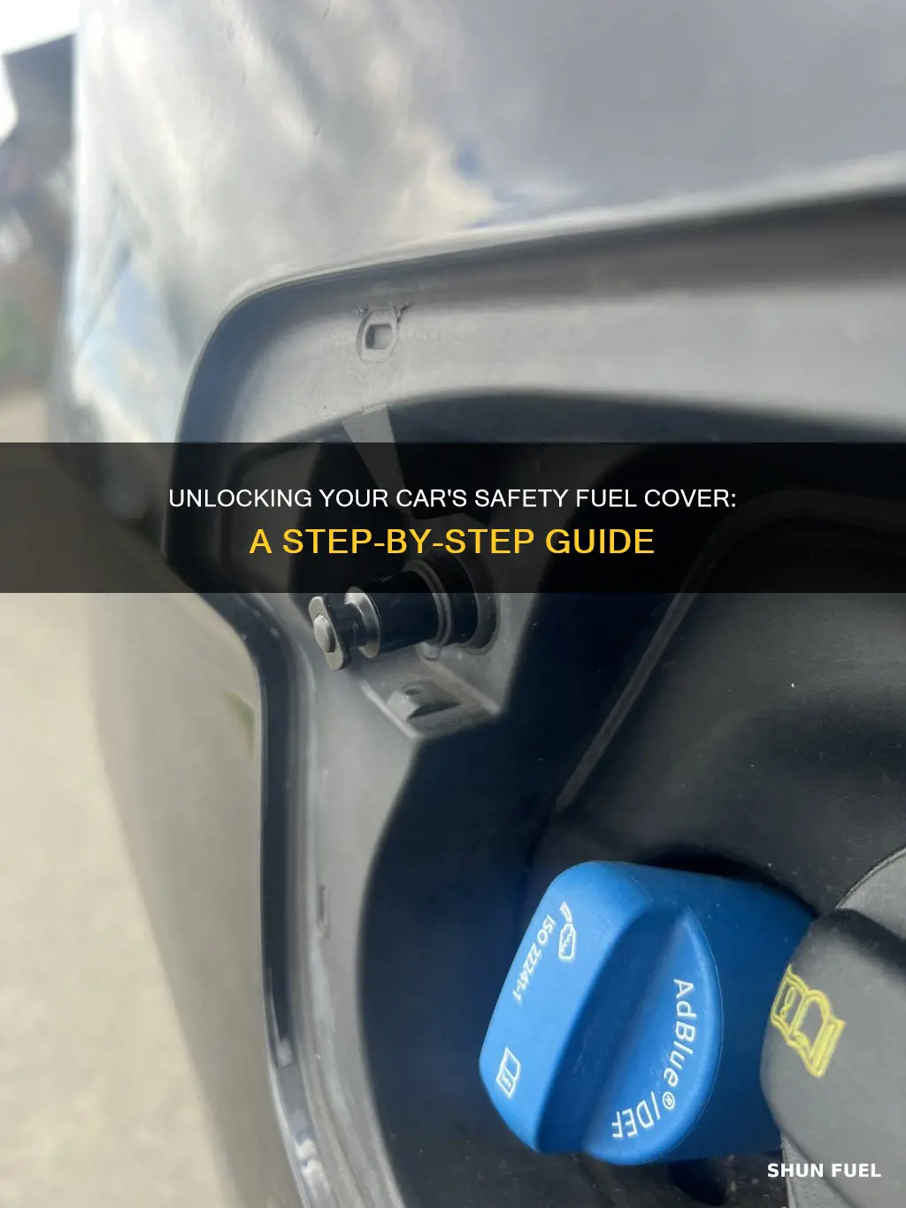 how to remove safety fuel cover on car